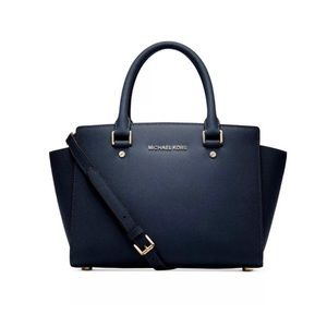 Michael Kors Navy Medium Selma